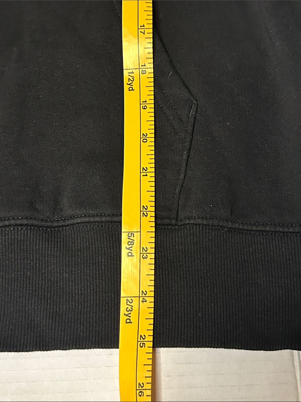 Northface Men’s Large Black Fleece front zip hoodie with pockets. - Picture 6 of 6